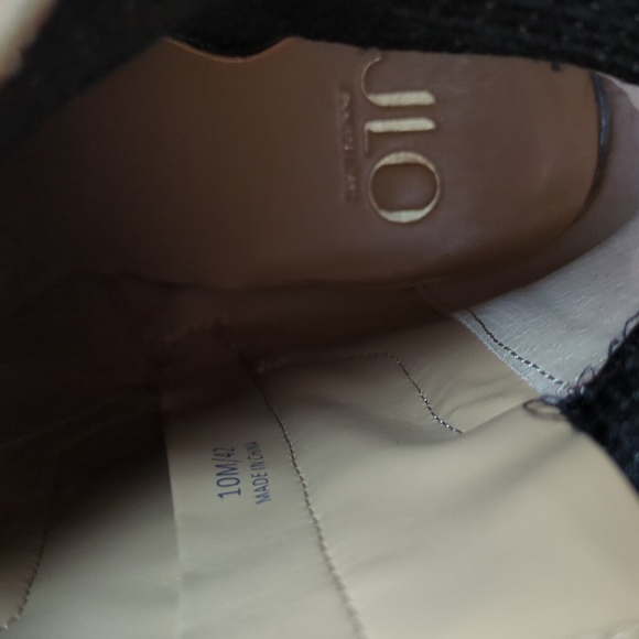 JLO Jennifer Lopez Emalee Bootie Chunky Platform Boot Women's Size 10 In Cashew - Picture 9 of 16